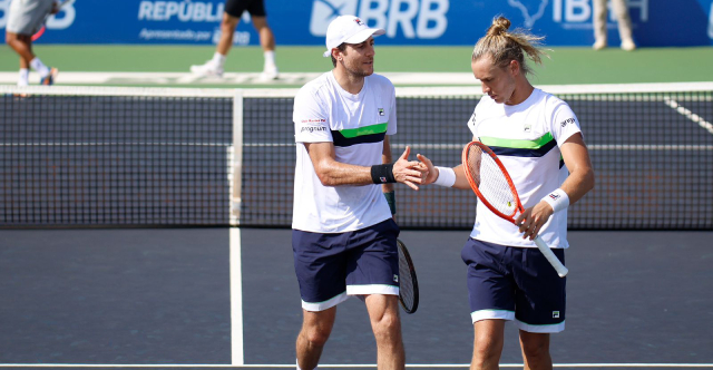 Marcelo Demoliner e Rafael Matos na final de Brasília